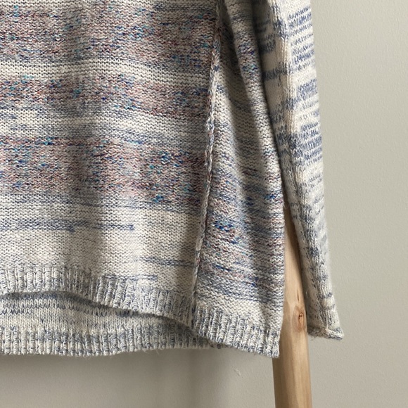 Anthropologie Pilcro Sloane Striped Spacedye Sweater Sz Medium - Picture 5 of 7